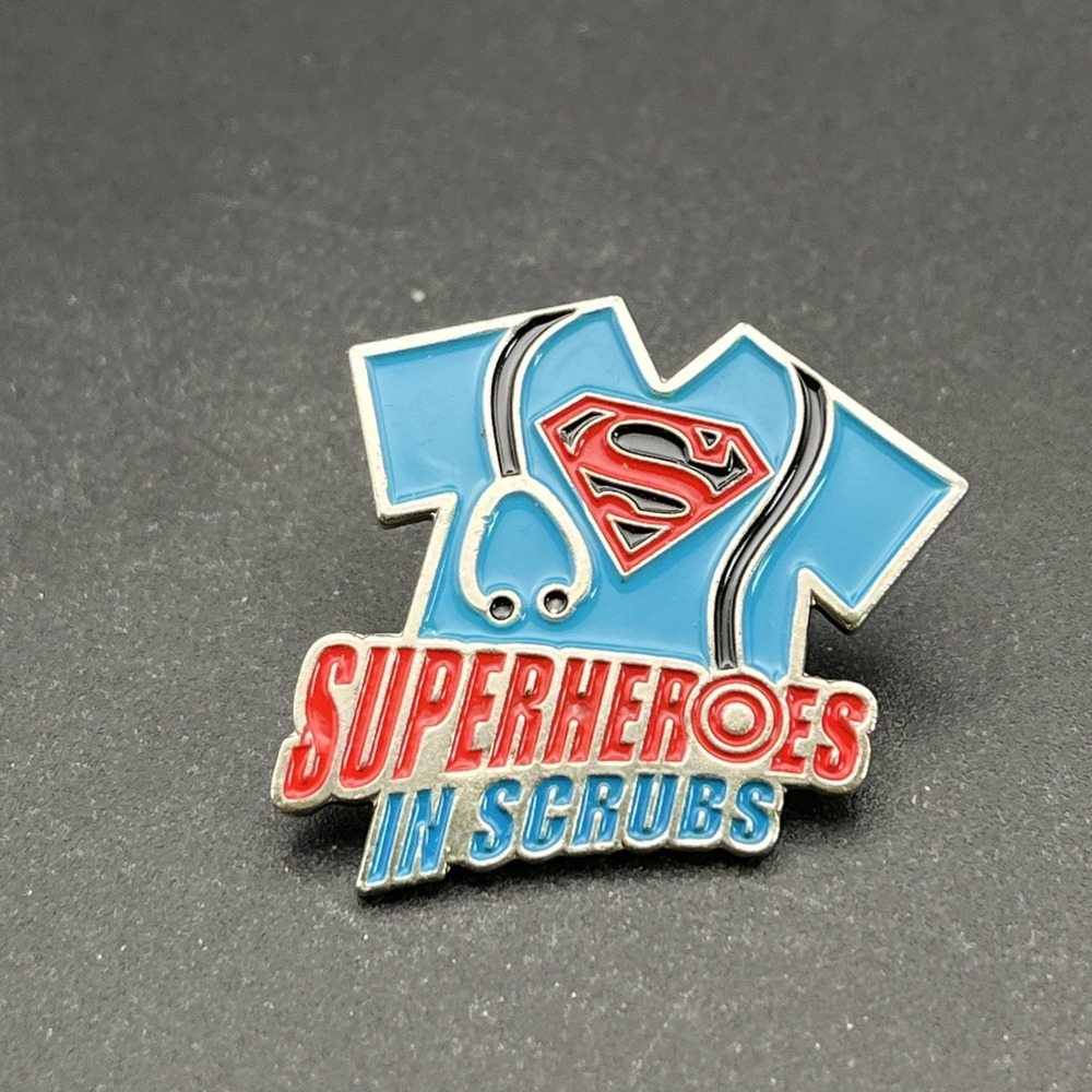 Superheroes In Scrubs‎ Doctors Nurses Lapel Hat Pin